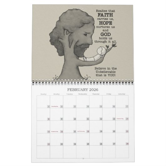 Little Boy Arranges Words 2022 (Medium) Calendar Kalender (Feb 2026)
