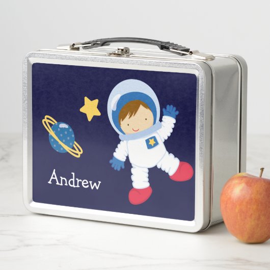 Little Boy Astronaut Lunch Box (In situ)