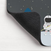 Little Boy Astronaut on Moon, First Name Space Muismat (Hoek)