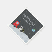 Little Boy Astronaut on Moon, First Name Space Servet (Hoek)