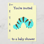 Little Boy Baby shower Kaart (Voorkant / Achterkant)