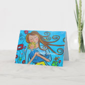 Little Boy Blue Moederdag Kaart (Achterkant)