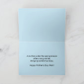 Little Boy Blue Moederdag Kaart (Binnen)