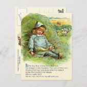 Little Boy Blue Nursery Rhyme Briefkaart (Voorkant / Achterkant)