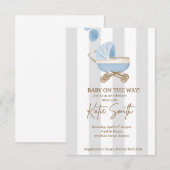 Little Boy Blue Shower Kaart (Voorkant / Achterkant)