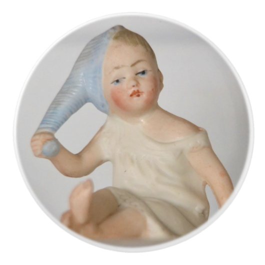 Little Boy Ceramic Knob. Keramische Knop (Voorkant)