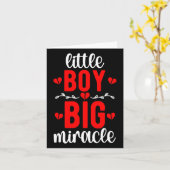 Little Boy CHD Warrior, congenitale hartaandoening Kaart (Gele Bloem)