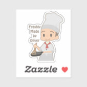 Little Boy Chef Sticker (Vel)