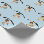 LITTLE BOY COWBOY BABY SHOWER CADEAUPAPIER (Hoek)