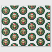 Little Boy Elf Xmas Magic Cadeaupapier (Vlak)