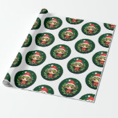 Little Boy Elf Xmas Magic Cadeaupapier (Uitgerold)