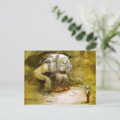 Little Boy en Troll Briefkaart (Staand voorkant)