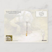 Little Boy en Troll Briefkaart (Achterkant)