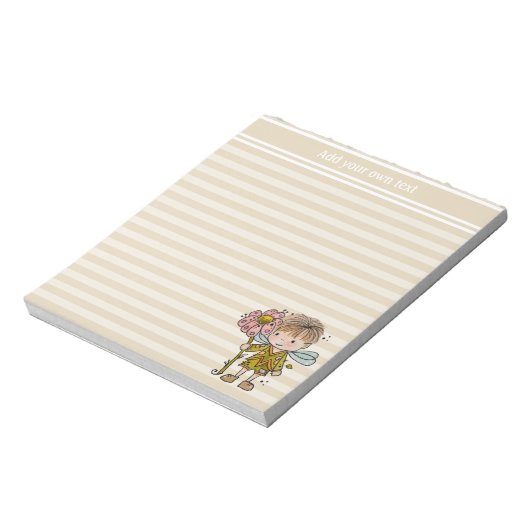 Little Boy Fairy Personalized Notitieblok (Linkerzijde)