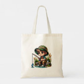 Little Boy Gevist gepersonaliseerd Tote Bag (Achterkant)