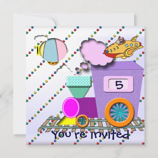 Little Boy Invitation Kaart (Voorkant)