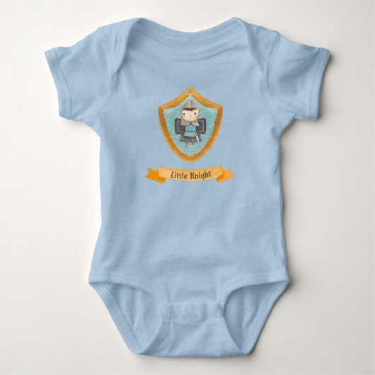 Little Boy Knight Baby Bodysuit (Voorkant)