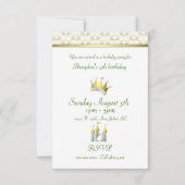 Little Boy Prince Birthday Kaart (Voorkant)