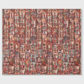 Little Boy Santa Helper Cadeaupapier (Vlak)