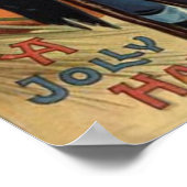 Little Boy & Scarecrow  Halloween Poster (Hoek)