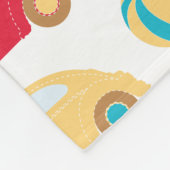 Little Boy Vehicle Pattern met voornaam Fleece Deken (Hoek)