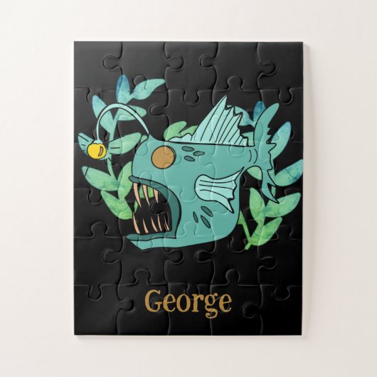 Little Boys Cute Ocean Legpuzzel (Verticaal)