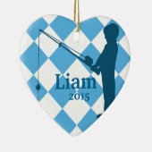 Little Boys Gone Gevist Keramisch Ornament (Rechts)