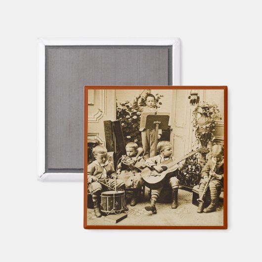 Little Boys Orchestra -  Stereoview Magneet (Voorkant / Achterkant)