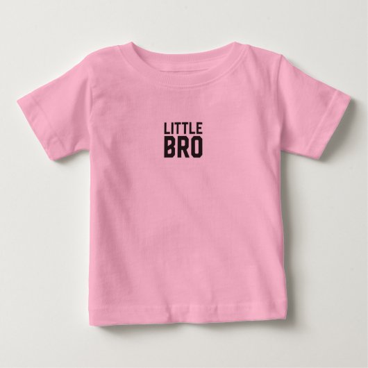 Little Bro Peuter T-shirt – Tiny But Mighty Vibes! (Voorkant)