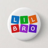 Little Bro-toets Ronde Button 5,7 Cm (Voorkant)