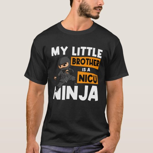 Little Brother Baby Bro Lil Kind Younger Sibling N T-shirt (Voorkant)
