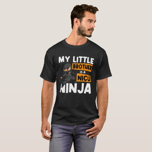 Little Brother Baby Bro Lil Kind Younger Sibling N T-shirt (Voorkant volledig)