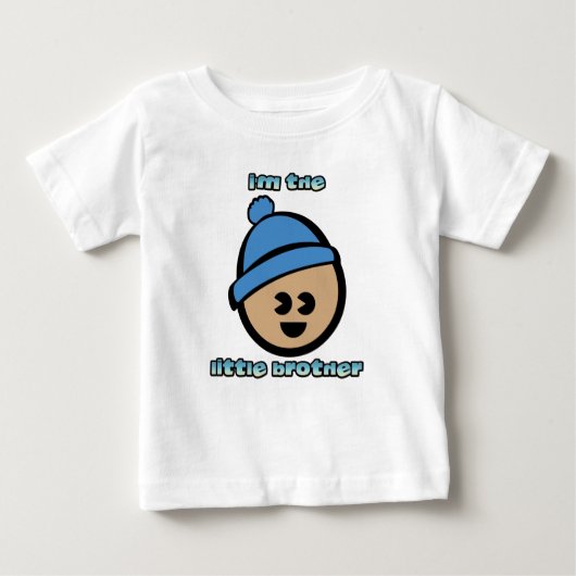 "Little Brother" Baby Lange hoes T-Shirt (Voorkant)