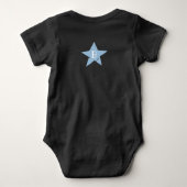 Little Brother Baby Notice Name & Monogram Romper (Achterkant)