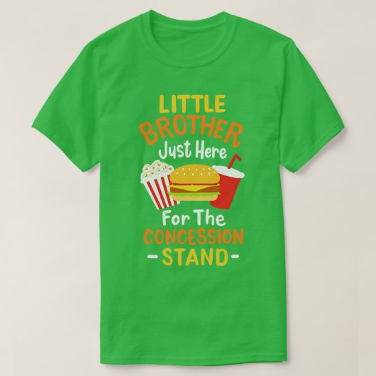 Little Brother Baseball Softball T-shirt (Design voorkant)