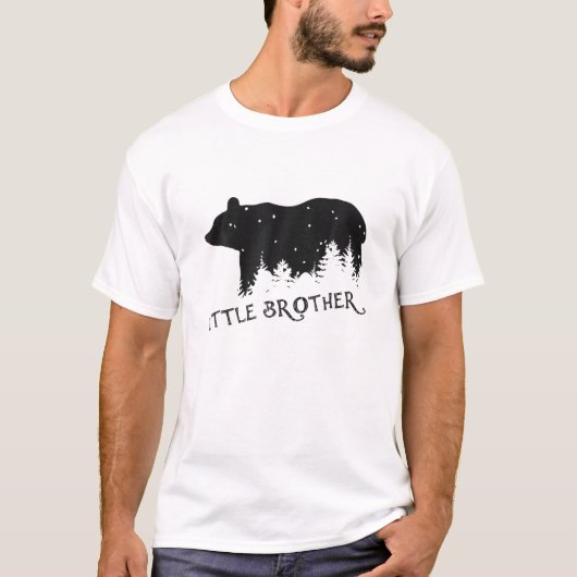 Little Brother Beer Gift Moeder/Vaderdag T-shirt (Voorkant)