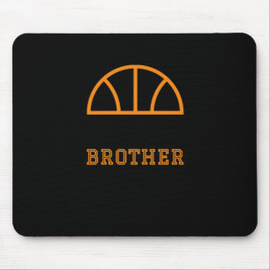 Little Brother Biggest fan Basketball Muismat