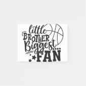 Little Brother Biggest fan Basketball Post-it® Notes (Voorkant)