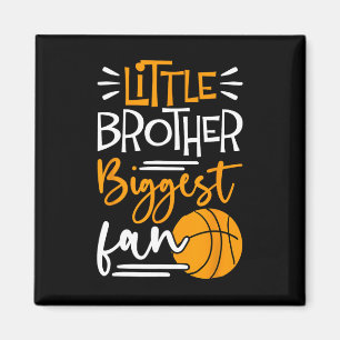 Little Brother Biggest Fan Bysketbyll Magneet