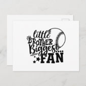Little Brother Bigmost Fan Baseball Briefkaart (Voorkant / Achterkant)