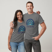 Little Brother Boho Leopard Rainbow Little Bro T-shirt (Unisex)