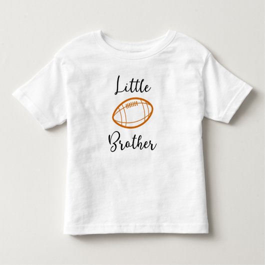 Little Brother ~ Brother Design Football Kinder Shirts (Voorkant)