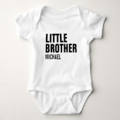 Little Brother Custom Baby Bodysuit (Voorkant)