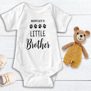 Little Brother Cute Personalized Pet Hondenliefheb Romper