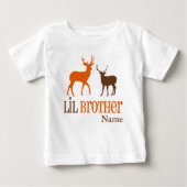 Little Brother Deer Gepersonaliseerd T-shirt (Voorkant)