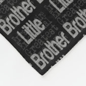 Little Brother Extraordinaire Fleece Deken (Hoek)