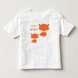 Little Brother Foxes Kinder Shirts