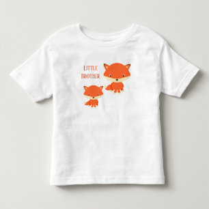 Little Brother Foxes Kinder Shirts