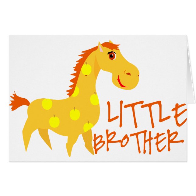 Little Brother Giraffe (Voorkant Horizontaal)