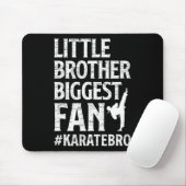 Little Brother Grootste Fan Karate Broer Trots Kar Muismat (Met muis)